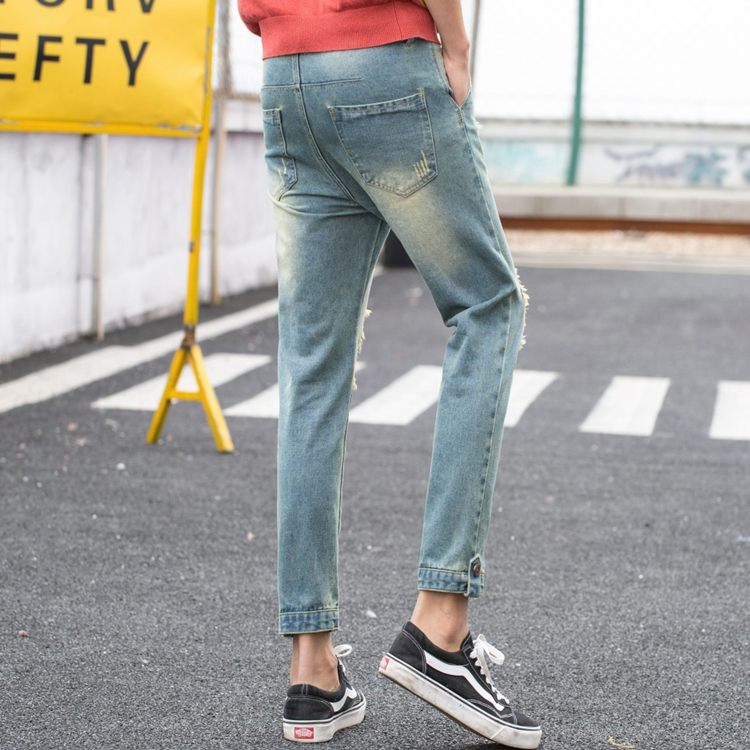 Cheap-hole-stretch-slim-jeans