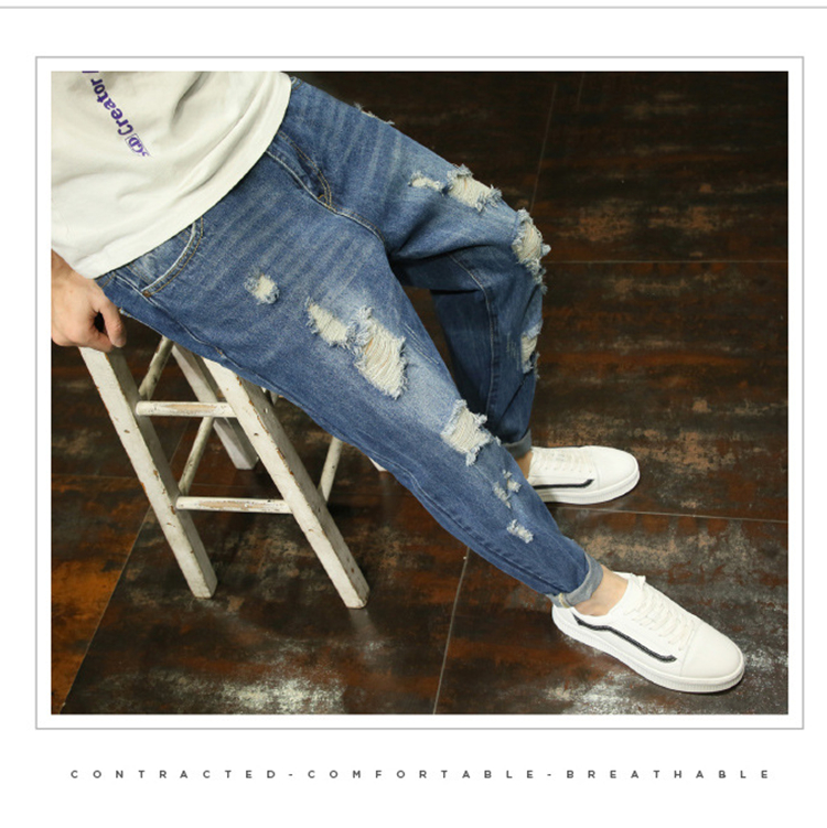 China-wholesale-hole-loose-jeans-pants