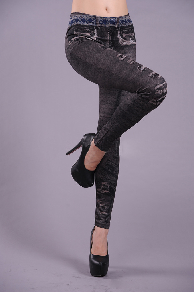 Denim-printing-seamless-leggings-Wholesale