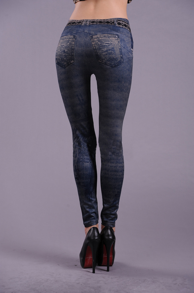 Denim-printing-seamless-leggings-Wholesale