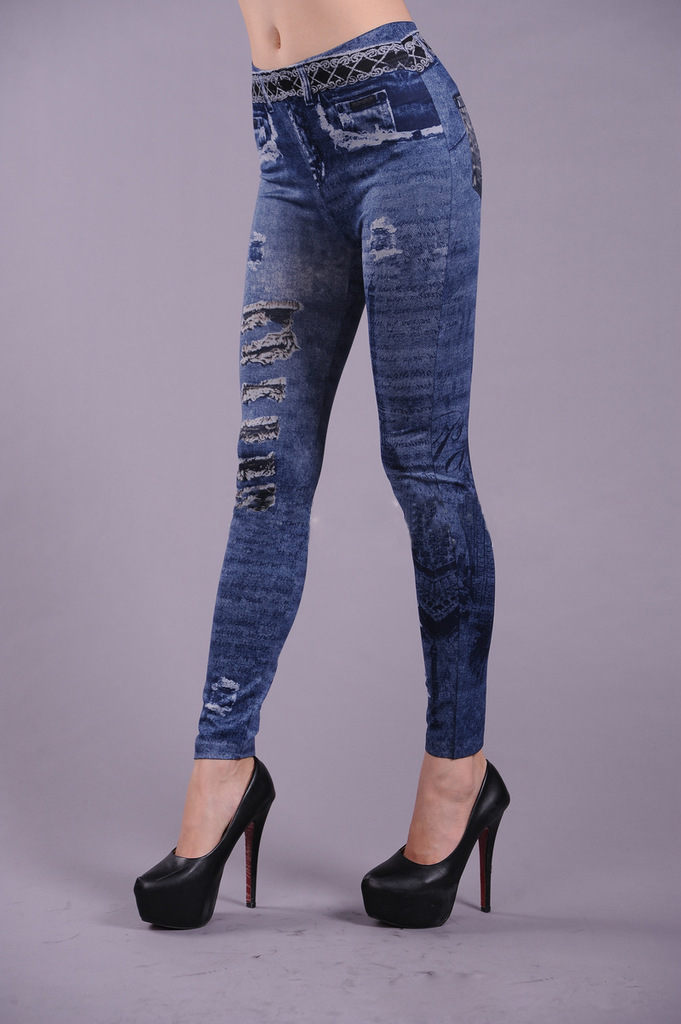 Denim-printing-seamless-leggings-Wholesale