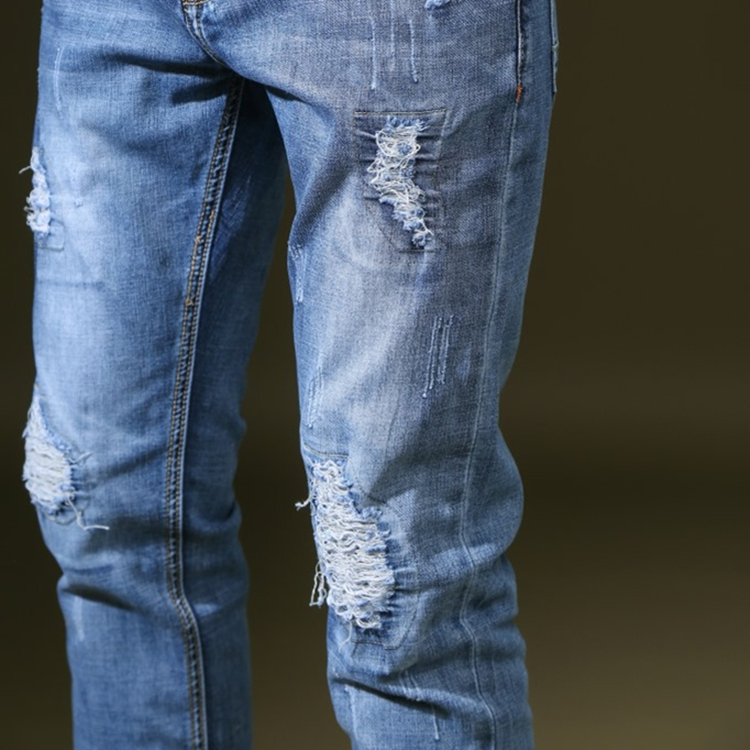 Elasticity-worn-slim-cheap-jeans