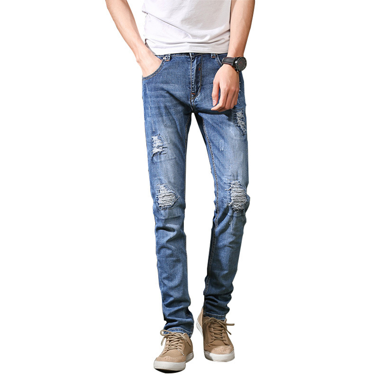 Elasticity-worn-slim-cheap-jeans