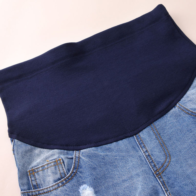 Fashion-slim-holes-maternity-jeans