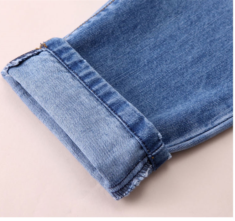 Fashion-slim-holes-maternity-jeans