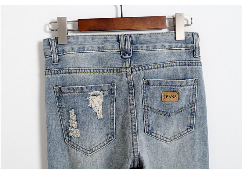 Female-hole-fashionable-bound-feet-haroun-pants-jeans-wholesale