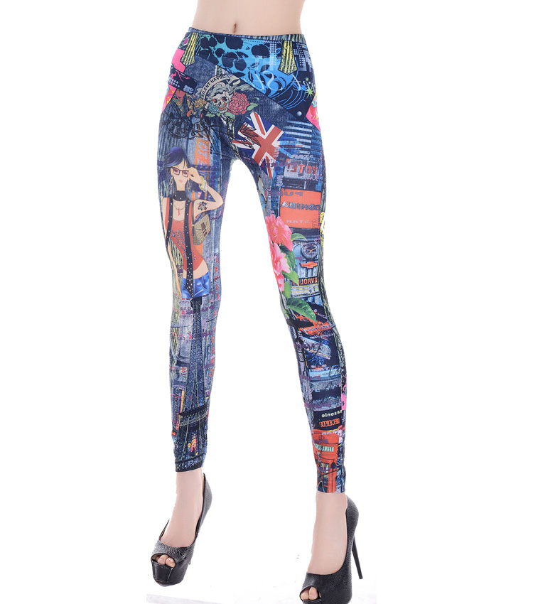 Jeans-print-leggings