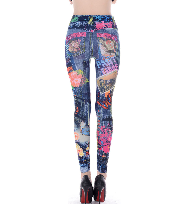 Jeans-print-leggings