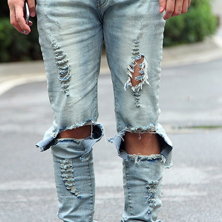 Knee-hole-slim-stretch-men-jeans