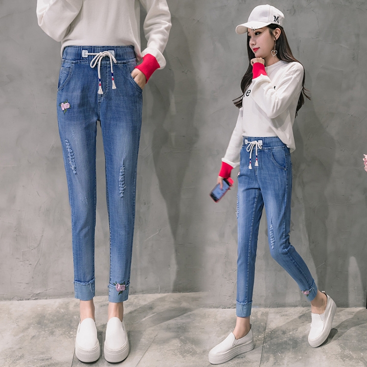 Large-size-loose-nine-pointed-harem-jeans