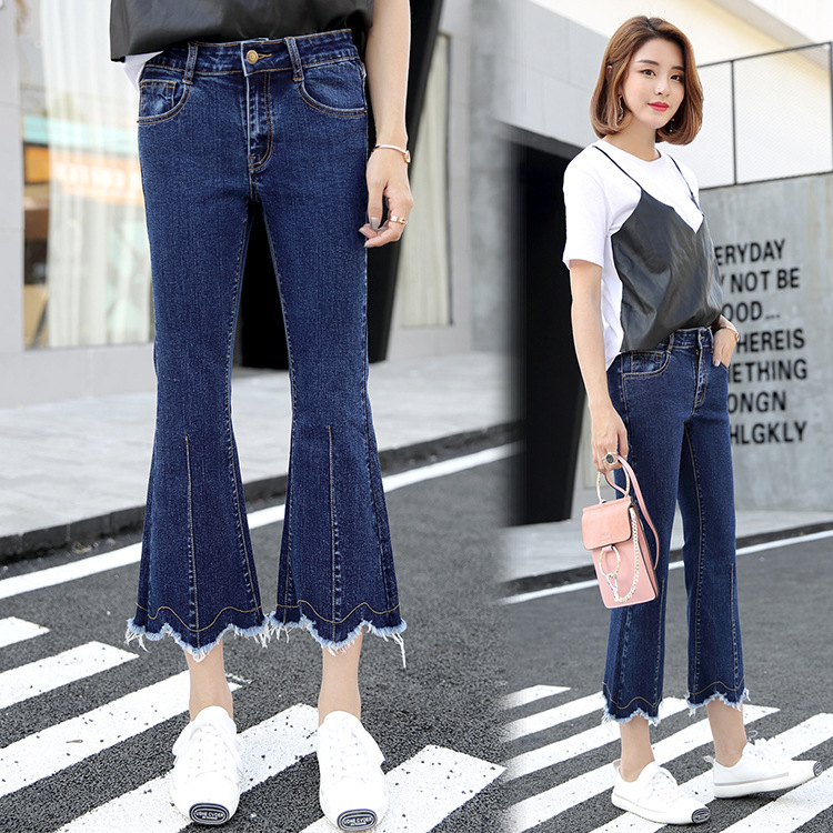 Stretch-high-waist-slim-trim-cheap-jeans