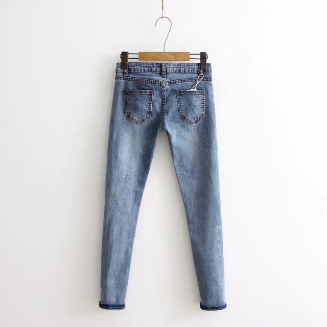 Wholesale-Women-Beaded-ole-Slim-Jeans