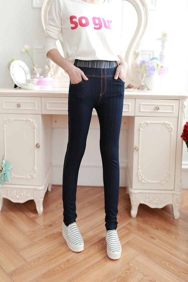 Wholesale-cotton-denim-leggings