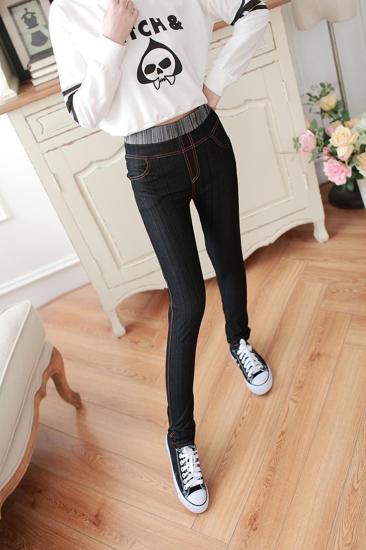 Wholesale-cotton-denim-leggings