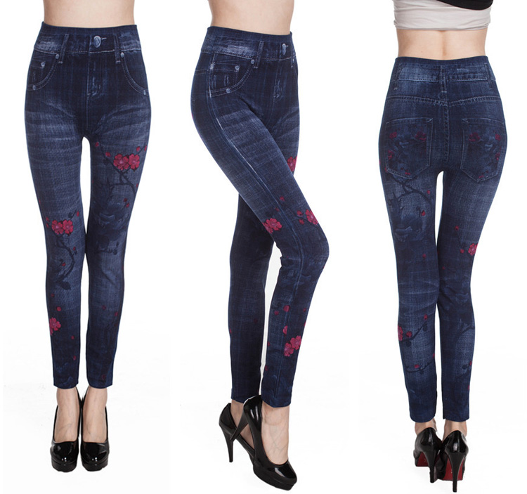 Wholesale-cotton-girls-denim-leggings