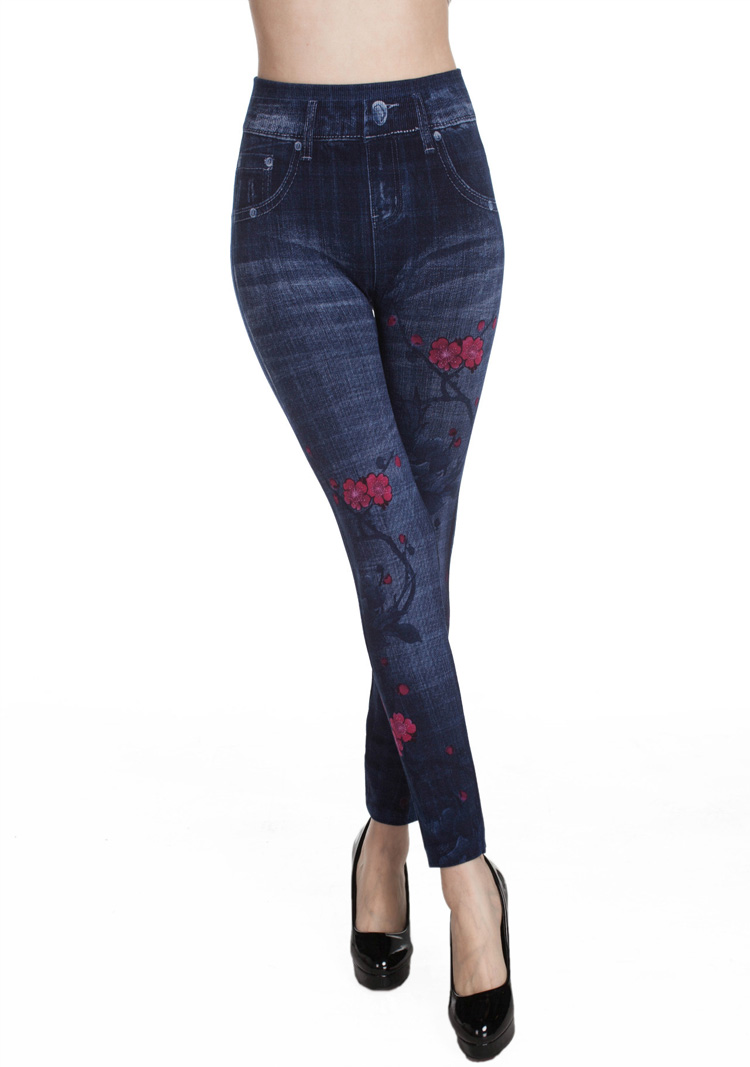 Wholesale-cotton-girls-denim-leggings