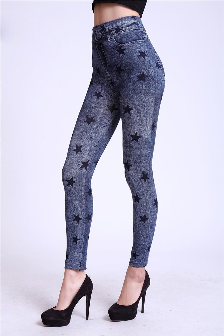 Wholesale-denim-knit-leggings