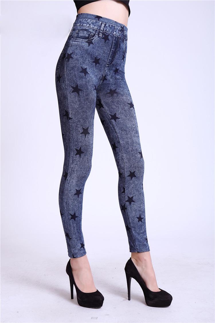 Wholesale-denim-knit-leggings