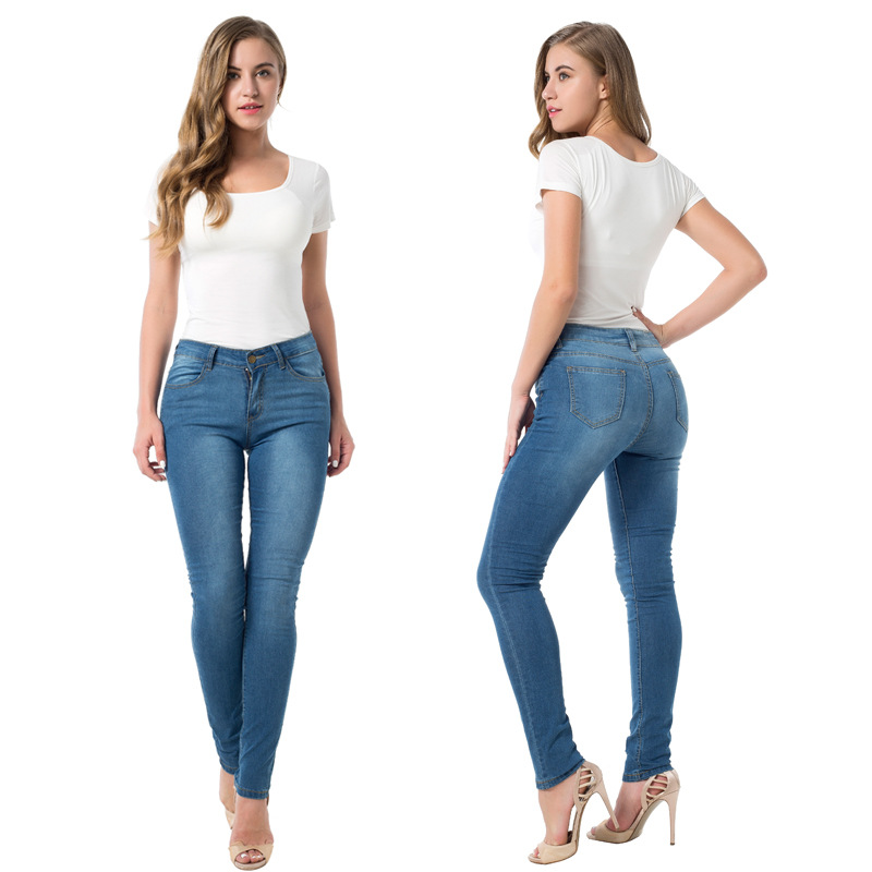 Wholesale-fashion-stretch-jeans-leggings-woman