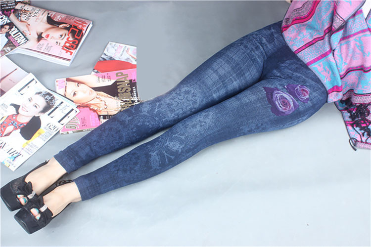 Wholesale-faux-denim-leggings-pants