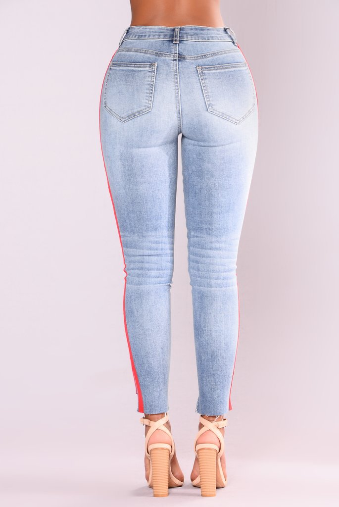 Wholesale-side-strap-stretch-denim-leggings-woman