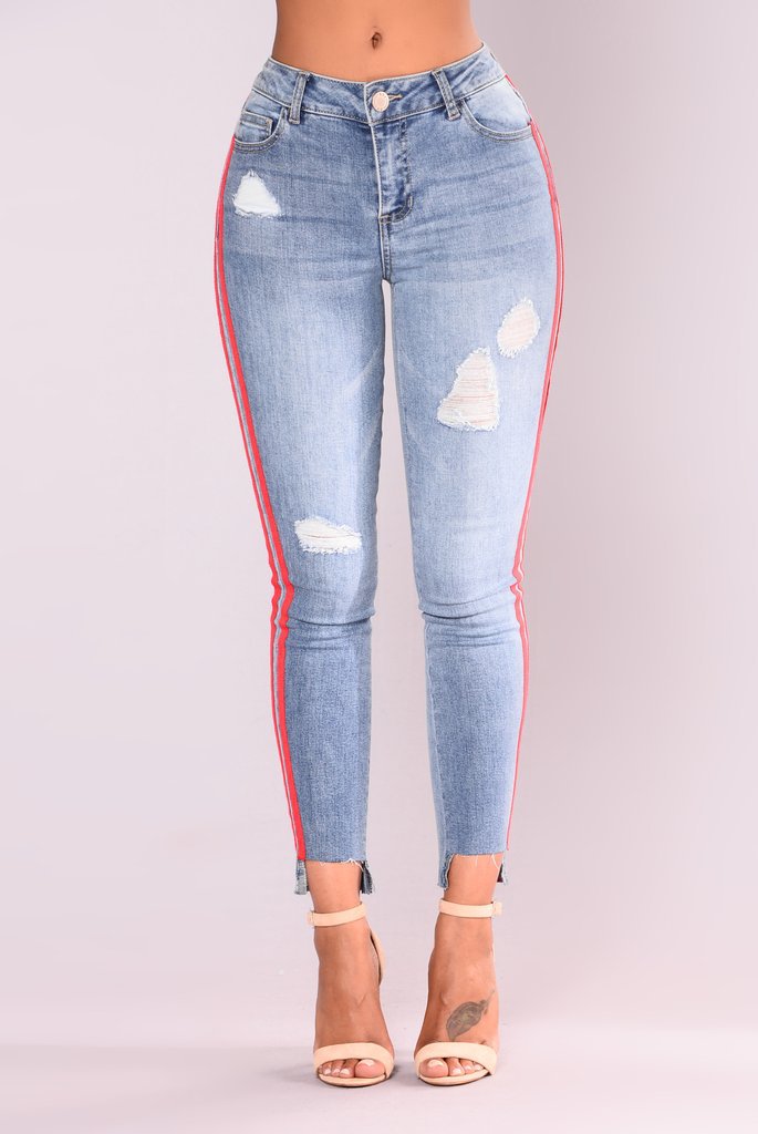 Wholesale-side-strap-stretch-denim-leggings-woman