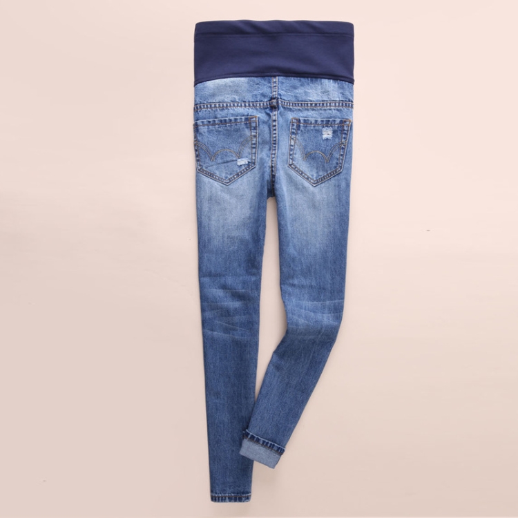 Wholesale-white-hole-maternity-jeans