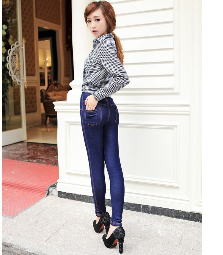 Winter-faux-denim-leggings-wholesale