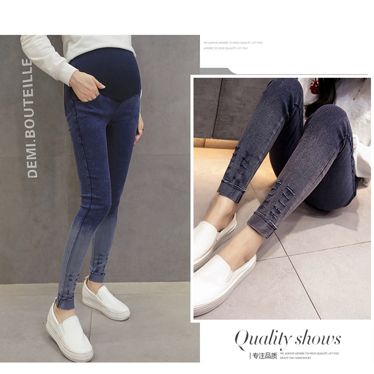 igh-waist-comfort-maternity-jeans