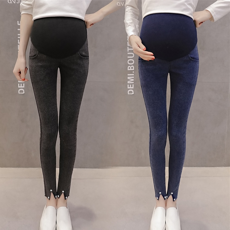 igh-waist-stretch-pregnant-jeans