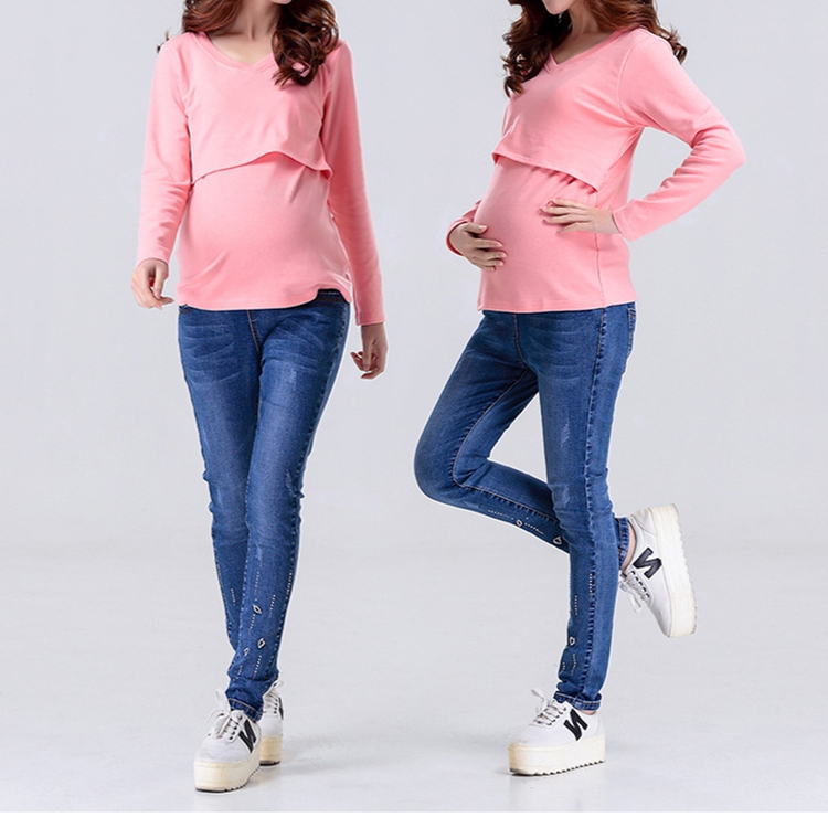 ot-diamond-embroidery-high-waist-maternity-jeans