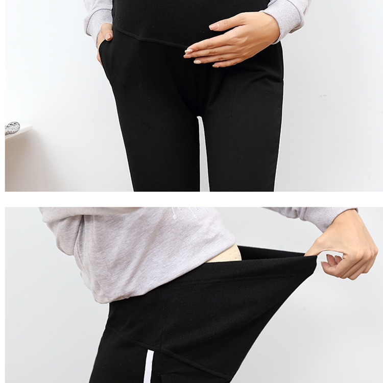 Asymmetric-bar-casual-pregnant-women-leggings