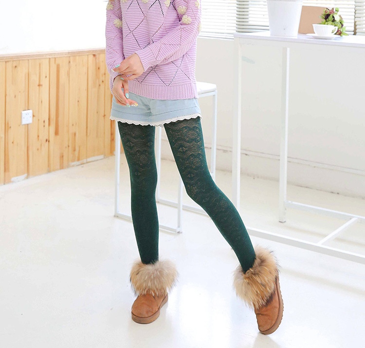 Cashmere-knitted-legging-shorts