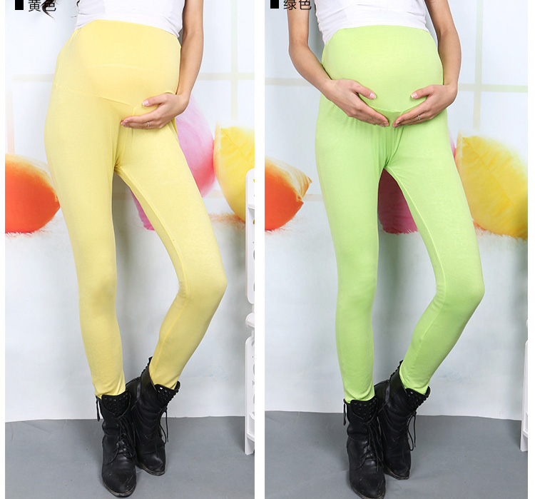 Colored-maternity-leggings