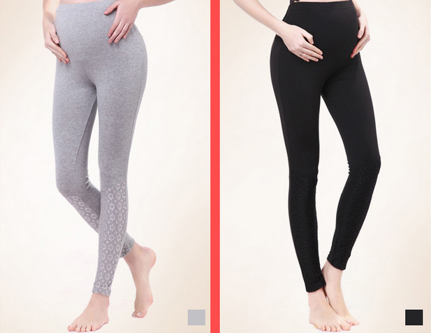 Cotton-maternity-leggings