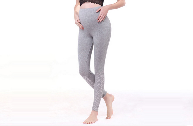 Cotton-maternity-leggings