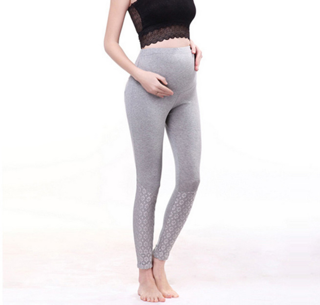 Cotton-maternity-leggings