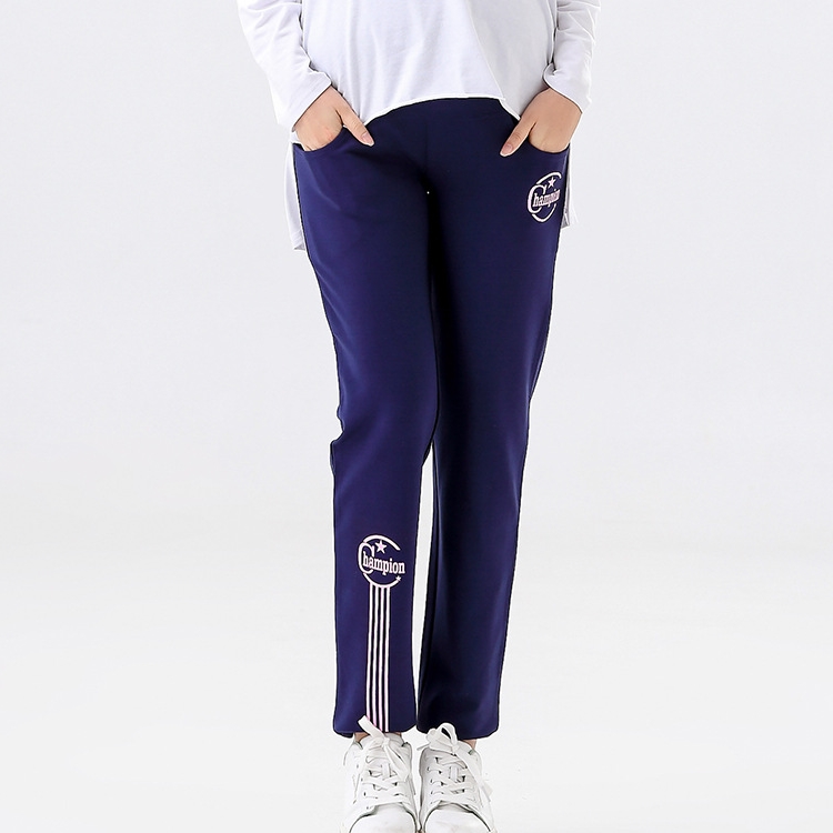 Fashion-english-printing-maternity-sweatpants