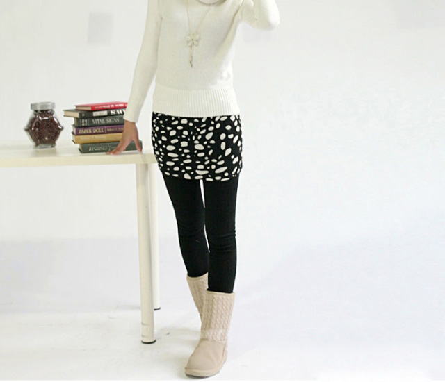 Faux-skirt-false-two-leggings-fashion