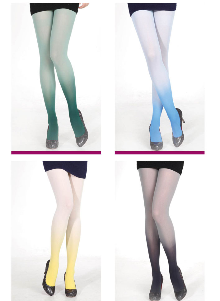 Gradient-thin-section-stockings-Leggings