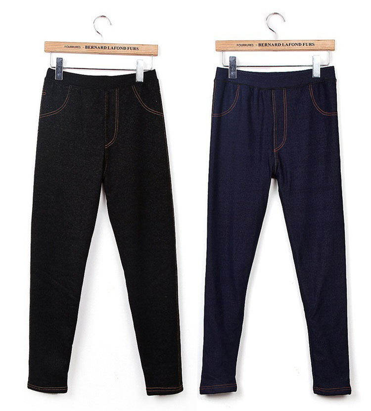 Jeans-velvet-leggings-wholesale