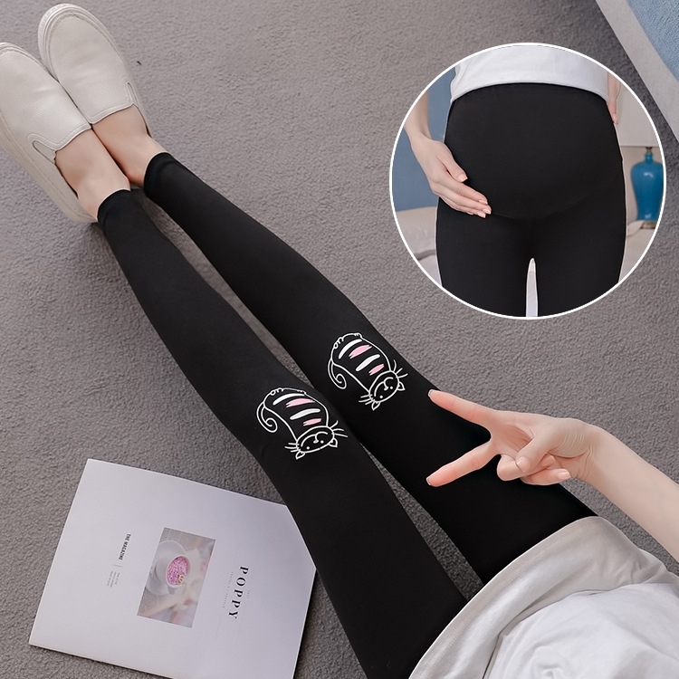 Knitted-high-elasticity-pregnant-women-leggings