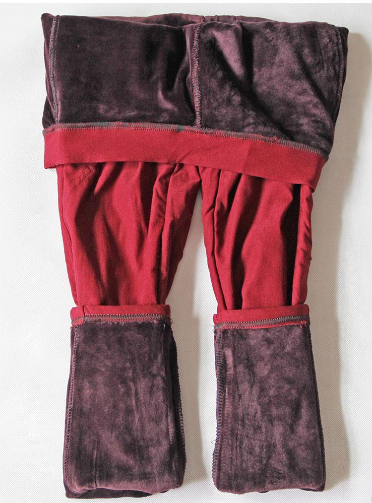 Leopard-leather-panel-leggings-wholesale