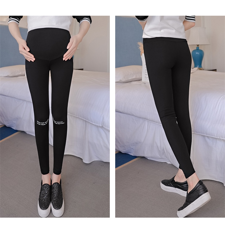 Letter-knitted-pregnant-women-leggings