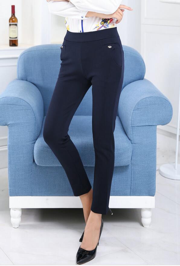 Middle-aged-big-yards-gold-woo-leisure-female-trousers-wholesale