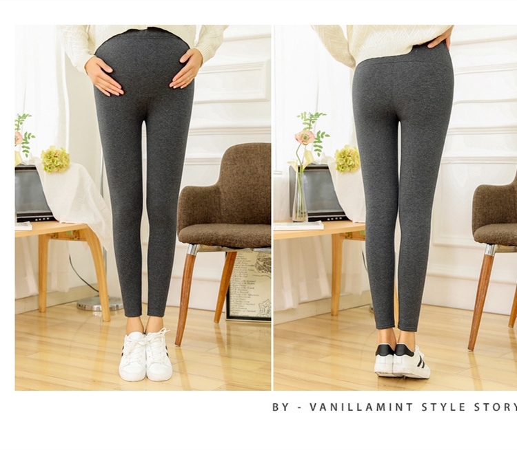 Plus-velvet-thickening-maternity-leggings