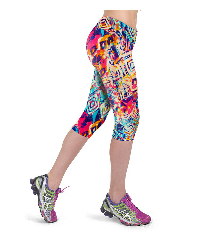 Printed-color-women-7-minutes-leggings-wholesale