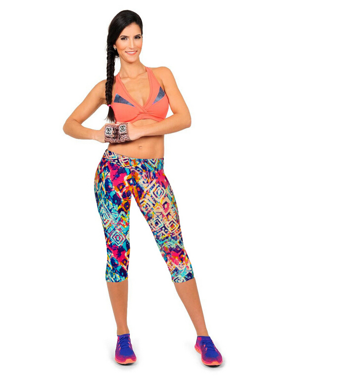 Printed-color-women-7-minutes-leggings-wholesale