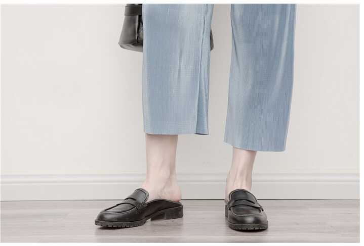 Spring-summer-fold-tall-waist-nine-points-wide-legged-pants