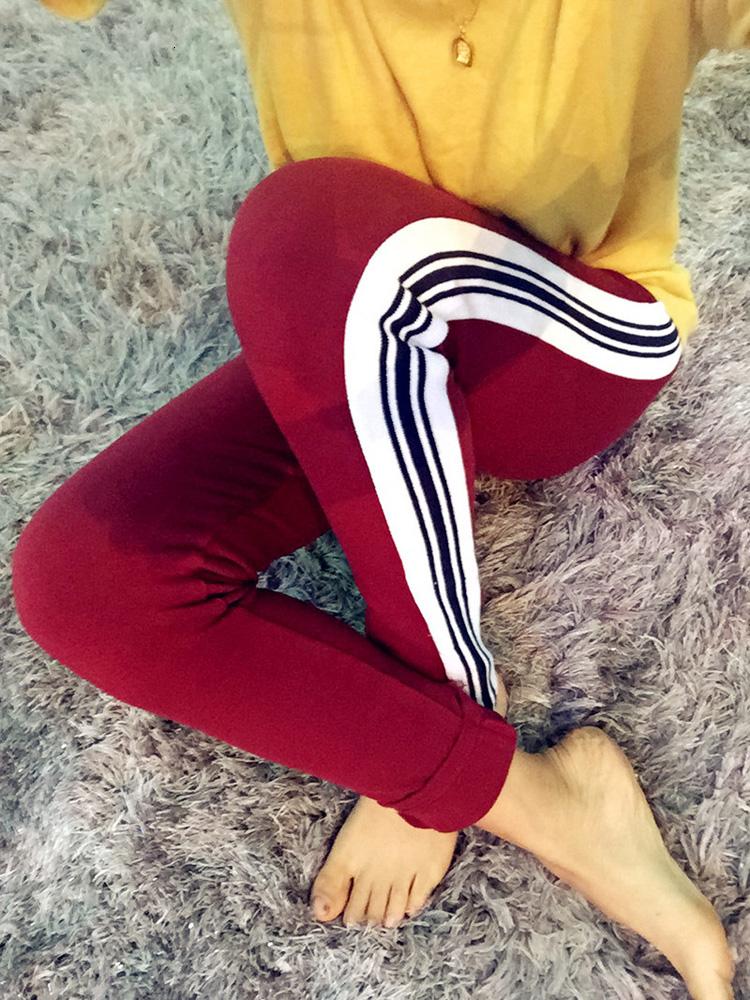 Striped-cotton-velvet-leggings